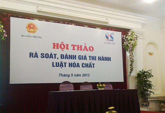 Apromaco tham gia Hội thảo rà soát, đánh giá thi hành luật hóa chất. 